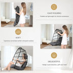 Chaise suspendue en forme d'œuf sans support | Rotin | 158 kg | Intérieur et Extérieur