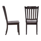 Chaises de salle à manger Ronda en bois à dossier à lattes (lot de 2)