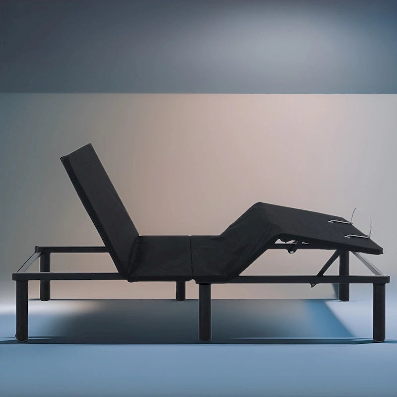 Deep Sleep Enabling Serenity – Sommier Réglable Complet avec Inclinaison Tête et Pieds – 7 Positions Réglables – Télécommande sans Fil