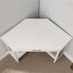 Bureau d'angle style Mission – 7 couleurs, 1 personne, bois massif