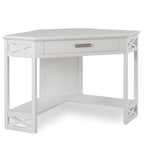 Bureau d'angle style Mission – 7 couleurs, 1 personne, bois massif