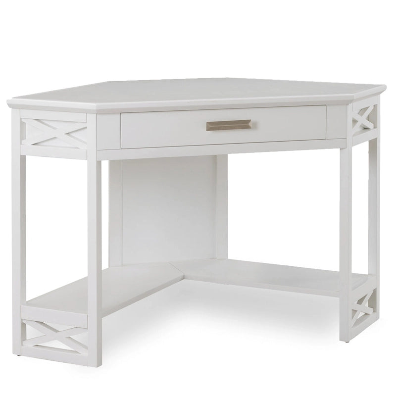 Bureau d'angle style Mission – 7 couleurs, 1 personne, bois massif