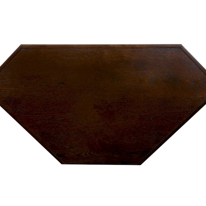 Bureau d'angle style Mission – 7 couleurs, 1 personne, bois massif