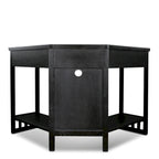 Bureau d'angle style Mission – 7 couleurs, 1 personne, bois massif