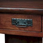 Bureau d'angle style Mission – 7 couleurs, 1 personne, bois massif