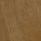 Table basse triangulaire brun / brun clair, moderne du milieu du siècle, monobloc
