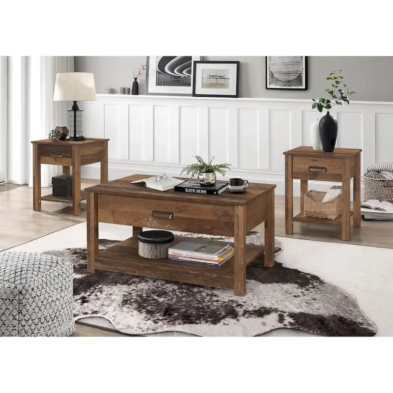 Lot de 3 tables basses Mark