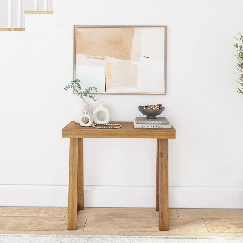 Console classique 36" – Coquillage/Pécan/Noyer/Noir/Blanc/Blond/Blanc côtier | Pin massif