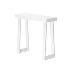 Console classique 36" – Coquillage/Pécan/Noyer/Noir/Blanc/Blond/Blanc côtier | Pin massif