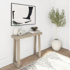 Console classique 36" – Coquillage/Pécan/Noyer/Noir/Blanc/Blond/Blanc côtier | Pin massif