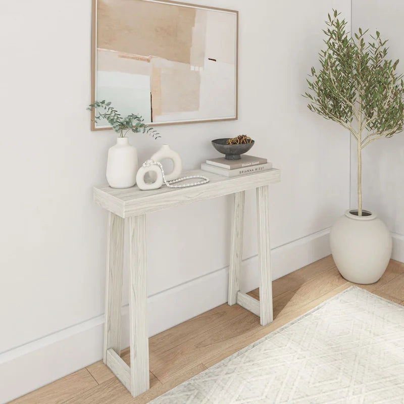 Console classique 36" – Coquillage/Pécan/Noyer/Noir/Blanc/Blond/Blanc côtier | Pin massif