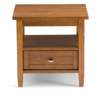 Table d'appoint de transition avec tiroir et étagère ouverte, 50,8 cm de large – Plusieurs coloris