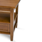 Table d'appoint de transition avec tiroir et étagère ouverte, 50,8 cm de large – Plusieurs coloris
