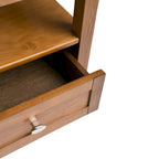 Table d'appoint de transition avec tiroir et étagère ouverte, 50,8 cm de large – Plusieurs coloris