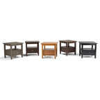 Table d'appoint de transition avec tiroir et étagère ouverte, 50,8 cm de large – Plusieurs coloris