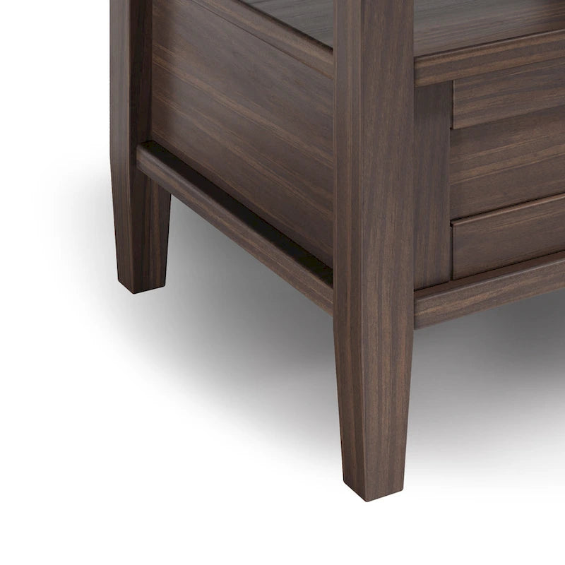 Table d'appoint de transition avec tiroir et étagère ouverte, 50,8 cm de large – Plusieurs coloris