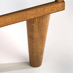 Commode à 8 tiroirs Mid-Century chêne / blanc / blanc et bois clair, 2 personnes