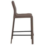Tabouret de comptoir STAN en cuir moderne