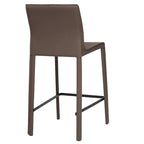 Tabouret de comptoir STAN en cuir moderne