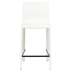 Tabouret de comptoir STAN en cuir moderne