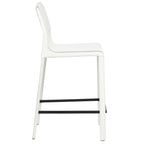 Tabouret de comptoir STAN en cuir moderne