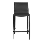 Tabouret de comptoir STAN en cuir moderne