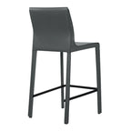 Tabouret de comptoir STAN en cuir moderne