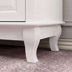 Commode à 9 tiroirs de 139,95 cm de large : Meuble de rangement spacieux au design épuré, laqué
