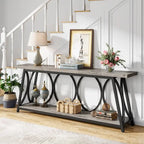 Table console extra longue de 70,9 pouces Table d'appoint de canapé pour salon