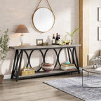 Table console extra longue de 70,9 pouces Table d'appoint de canapé pour salon