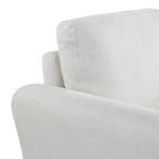 Canapé contemporain 3 places en microfibre gris/marron/huître/marron clair/bleu