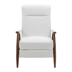 Fauteuil inclinable en similicuir à dossier poussoir – Une place, style Mid-Century, 6 coloris