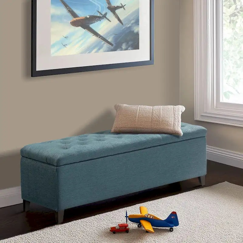 Banc de rangement capitonné Madison Park Sasha Tufted Top