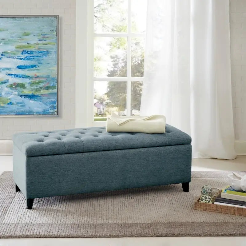 Banc de rangement capitonné Madison Park Sasha Tufted Top