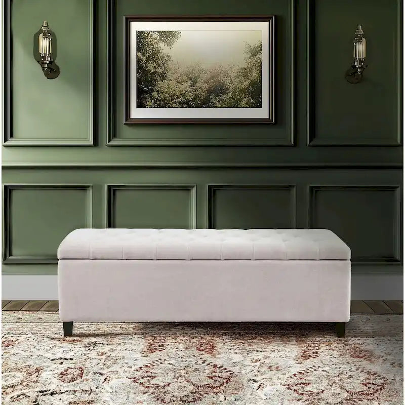Banc de rangement capitonné Madison Park Sasha Tufted Top