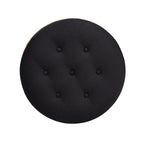 Pouf d'appoint rond rembourré Yolanda 24