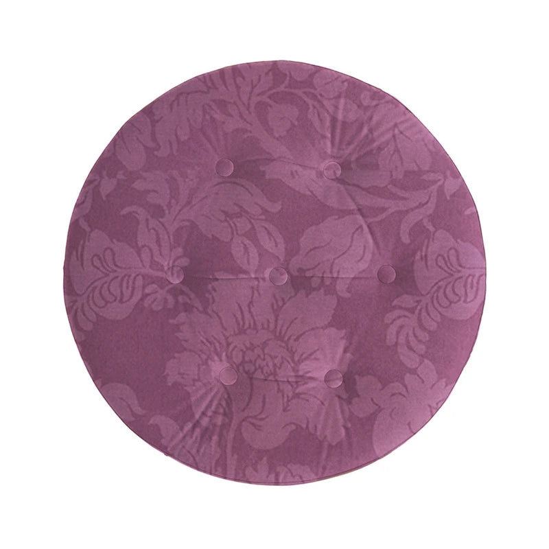 Pouf d'appoint rond rembourré Yolanda 24