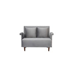 Fauteuil-futon convertible multicolore, 1 place, velours et simili-lin, se transforme en chaise longue ou en lit simple