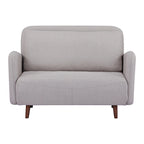 Fauteuil-futon convertible multicolore, 1 place, velours et simili-lin, se transforme en chaise longue ou en lit simple