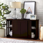Buffet bas coulissant empilable – 7 coloris – Empilable jusqu'à 3 unités