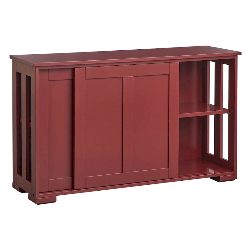 Buffet bas coulissant empilable – 7 coloris – Empilable jusqu'à 3 unités