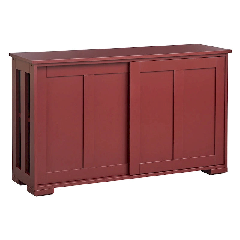 Buffet bas coulissant empilable – 7 coloris – Empilable jusqu'à 3 unités