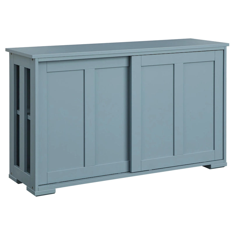 Buffet bas coulissant empilable – 7 coloris – Empilable jusqu'à 3 unités