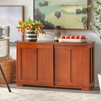 Buffet bas coulissant empilable – 7 coloris – Empilable jusqu'à 3 unités