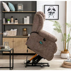 Fauteuil inclinable Rocker manuel surdimensionné Inclinable pivotant à 360° pour le salon