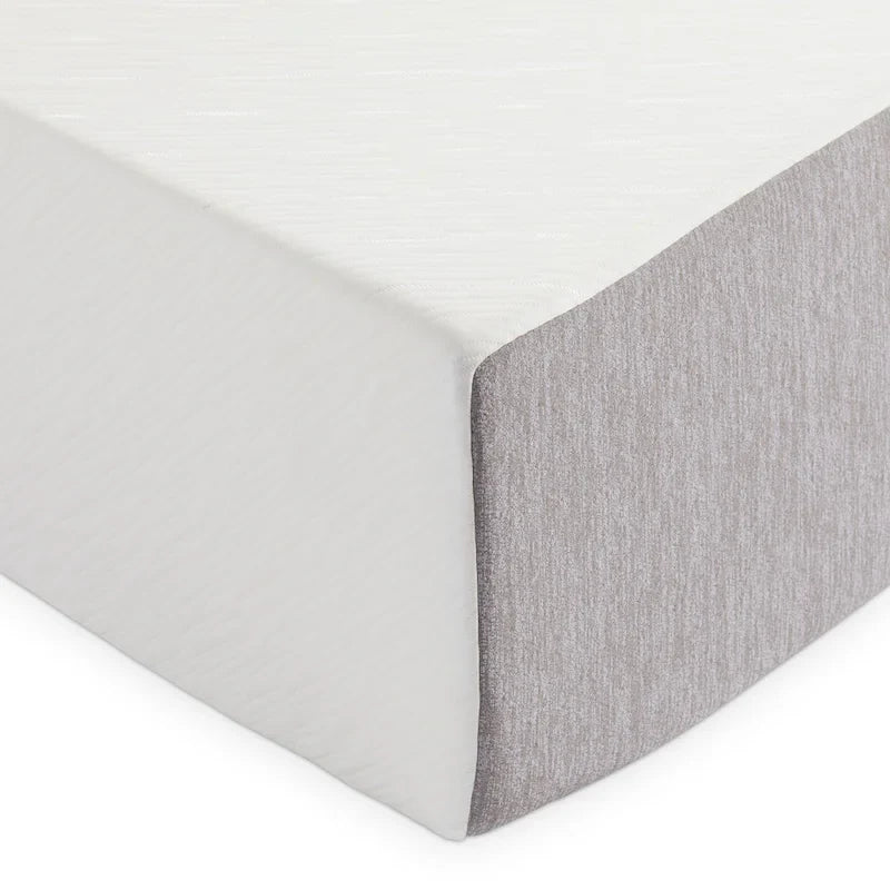 Matelas en mousse à mémoire de forme de gel, fermeté moyenne, blanc, 14 po, 1 à 2 personnes