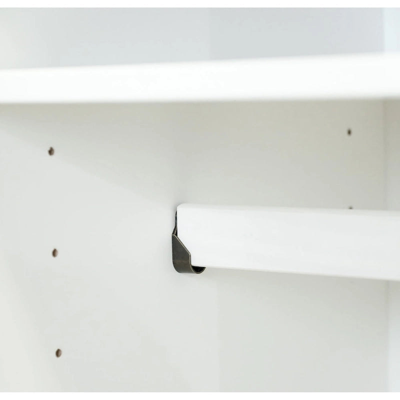 Armoire 3 portes en bois massif – Blanc/Moka/Gris/Java/Noir/Acajou, porte pleine ou miroir, utilisateur unique