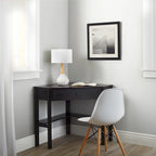 Bureau d'angle pour ordinateur – Bois et MDF, simple, 4 coloris