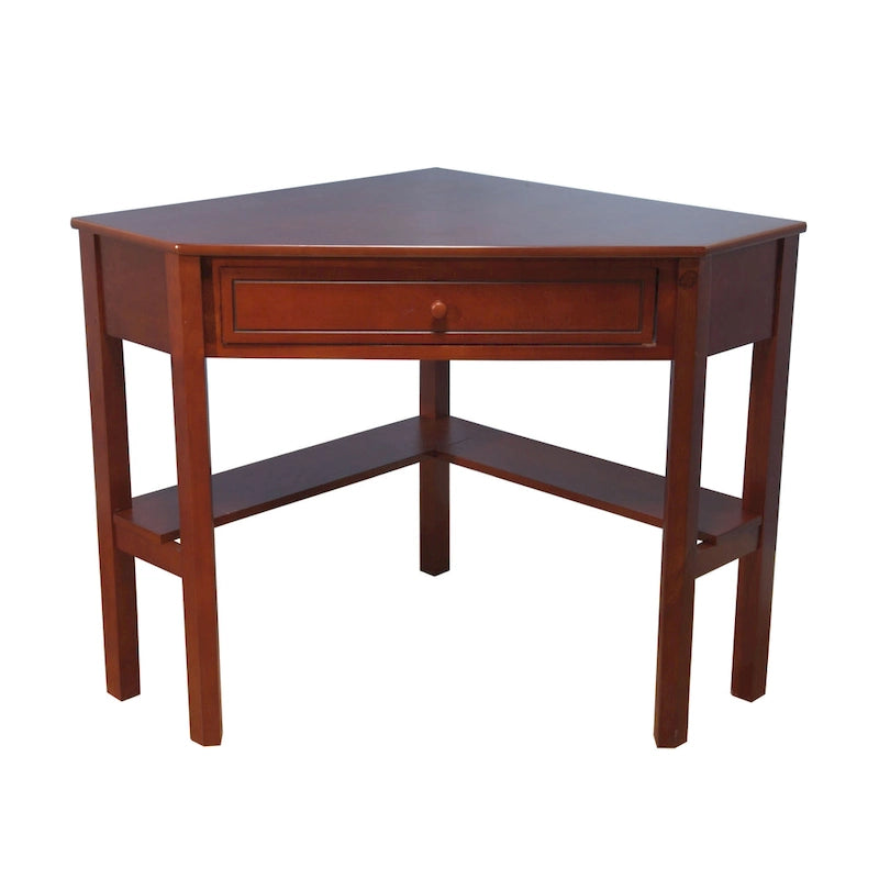 Bureau d'angle pour ordinateur – Bois et MDF, simple, 4 coloris