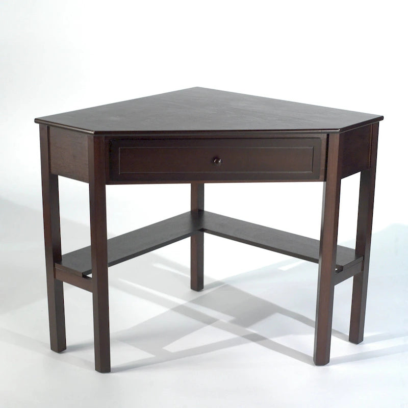 Bureau d'angle pour ordinateur – Bois et MDF, simple, 4 coloris